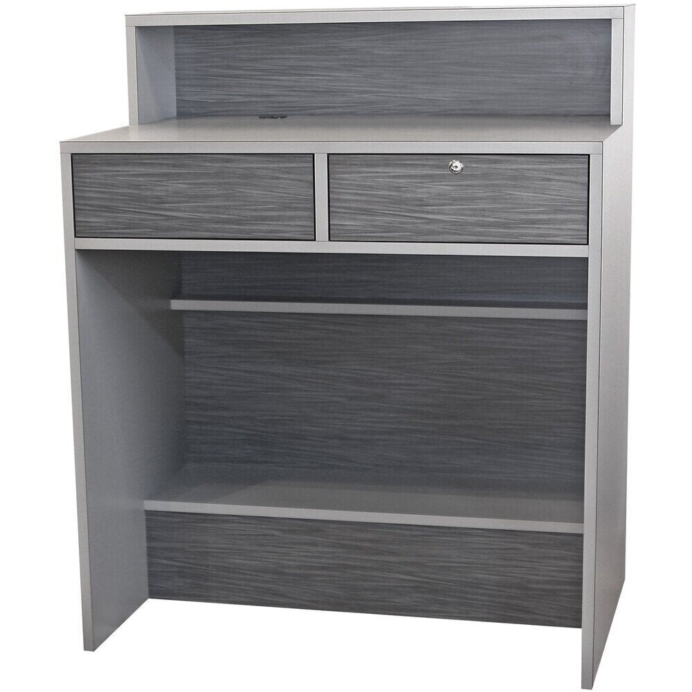 Standing Reception Code Requirements Edge Standing Reception Desk / Modern Salon Reception Desk by Collins ...