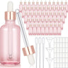 Elegant Pink 2 oz. Glass Dropper Bottles for Spa & Salon / Case of 50