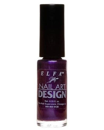 Elfa Nail Art Design - Dark Purple Frost / 0.25 oz. by Elfa