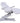 Emelie II Deluxe 4-Motor Medical Spa Chair / Rotates 240 Degrees / White