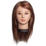 Emma Manikin Head / 100% Human Hair / 18"-20" Hair Length / Dark Brown Hair by Diane Mannequins