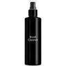 Empty Brush Cleaner Bottles - Printed Cylinder Bottle with Fine Mist Sprayer and Clear Overcap - Black / 8.33 oz. - 250 mL. - Case of 75 Bottles