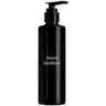 Empty Hand Sanitizer Bottles - Printed Cylinder Bottle with Lotion Pump - Black / 8.33 oz. - 250 mL. - Case of 75 Bottles