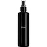Empty Water Bottles - Printed Cylinder Bottle with Fine Mist Sprayer and Clear Overcap - Black / 8.33 oz. - 250 mL. - Case of 75 Bottles