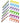 Encore 2-Tone Foam Toe Separators / Mixed Colors / 720 Pair Mega Case (TS-M6SD)