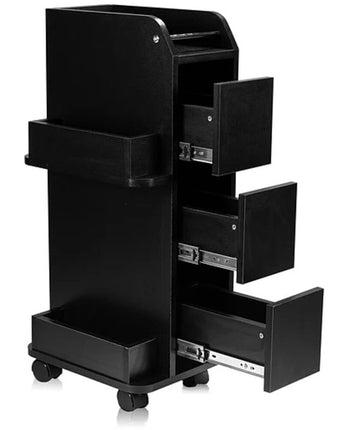 Encore Convenient Pedicure Trolley / Black by Encore