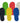 Foam Pedicure Slippers - Mixed Colors, 360-Pair Hygiene Pack by Encore
