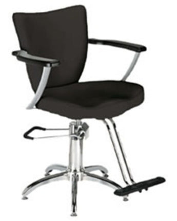 Encore Giuliano Styling Chair / Star Base (H-1903BKS)