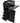 Black Locking Roller Trolley - Salon Cart with Smooth Wheels by Encore