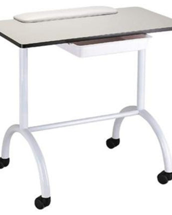 Encore Portable Manicure Table Station Roll About with Tray (H-2702)