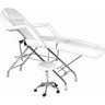 White Facial Chair with Stool - Adjustable Spa Chair with Towel Holder by Encore
