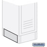 End Base - for 12 Inch Deep Metal Locker by Salsbury – Blue by Salsbury