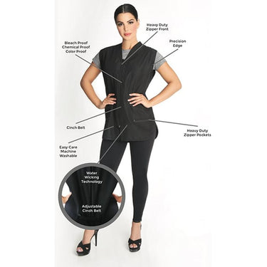 Essell Bleachproof Stylist Vest - Large