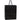 Eurotote Retail Bag with Rope Handle - Matte Black / 8&quot; x 4&quot; x 10&quot;