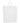 Eurotote Retail Bag with Rope Handle - Matte - White / 8" x 4" x 10"