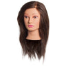 Eva Manikin Head / 100% Human Hair / 22"-24" Hair Length / Level 4 Brown Hair by Diane Mannequins