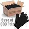 Exfoliating Massage Gloves - BLACK / Case of 300 Pairs