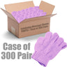 Exfoliating Massage Gloves - PURPLE / Case of 300 Pairs