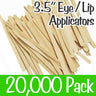 Eye / Lip Applicators - 3.5" Long / 20 Boxes of 1000 = Case of 20,000 by Xen Stix
