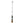 Eye Mask Brush with Synthetic Bristles & Acrylic Handle / 0.5" Span