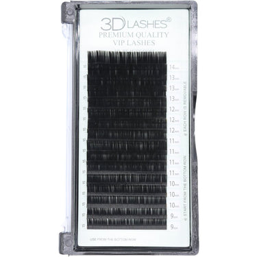 Eyelash Extension Tray - 0.20mm Thickness (Thick) - C Curl / Mixed Length Tray 9mm-14mm Long by 3D Beauty