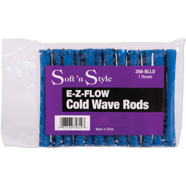 EZ Flow Blue Long Cold Wave Rod / 1 Gross - 144 Rods