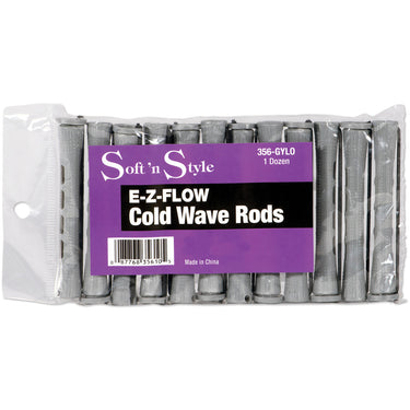 EZ Flow Gray Long Cold Wave Rod / 1 Gross - 144 Rods
