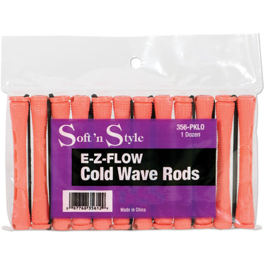 EZ Flow Pink Long Cold Wave Rod / 1 Gross - 144 Rods