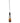 Face Mask Brush with Synthetic Bristles & Acrylic Handle / 1" Span