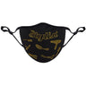 Face Mask Gold Rhinestone Stylist - Reuseable and Hypoallergenic