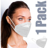 Face Masks - KN95 Three Dimensional Protective Respirator / 1 Pack - Individually Wrapped