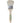 Fantasea 2&quot; Long Handle Soft Wool Body Brush