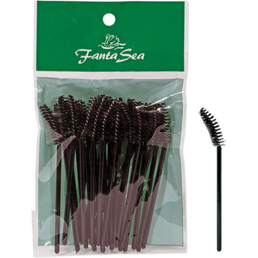 Fantasea Curved Mascara Brushes / 25 Pack