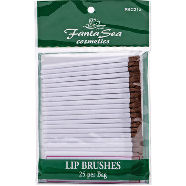 Fantasea Disposable Lip Brushes 25 per Bag