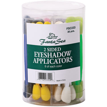 Fantasea Double-Sided Eye Shadow Applicators Display / 36 Pack