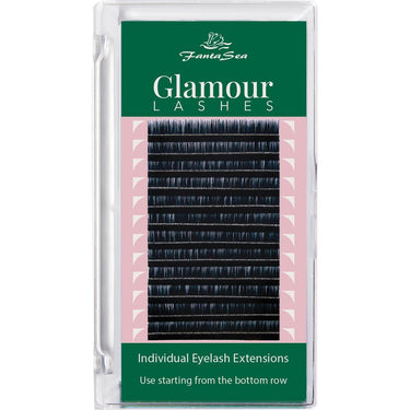 Fantasea - Glamour Individual D Curl Lashes - 11mm L/10mm Thick