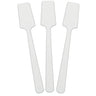 Fantasea White Plastic Spatula 5" / 12 Pack