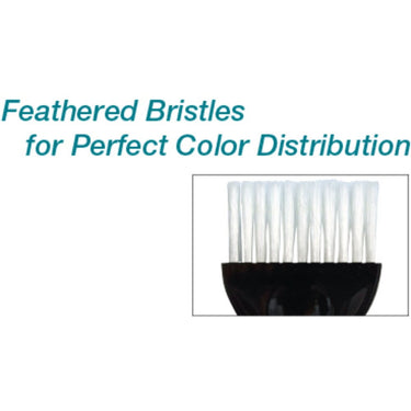 Feather Bristle Pin Tail Color Brush by SOFT N STYLE