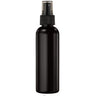 Fine Mist Sprayer Bottle - Black with Smoke Overcap - 5 fl oz. - 150 mL. / Case of 90 Individually Wrapped