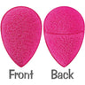 Finger Mitt Facial Exfoliating Sponge - Latex-Free Hydrophilic Polyurethane Foam- Hot Pink / Case of 48 Individually Wrapped Sponges