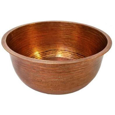 Fire Hammered Copper Pedicure Bowl