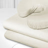 Flannel Headrest Cover / Ivory