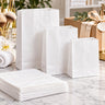 Flat White Kraft Merchandise Bags - 15"W x 18"L / 1 Bale (500 per Bale)