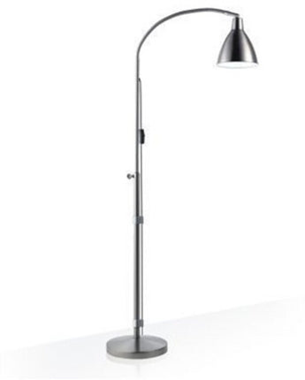 Flexi-Vision Floor Lamp, Silver by The Daylight Company