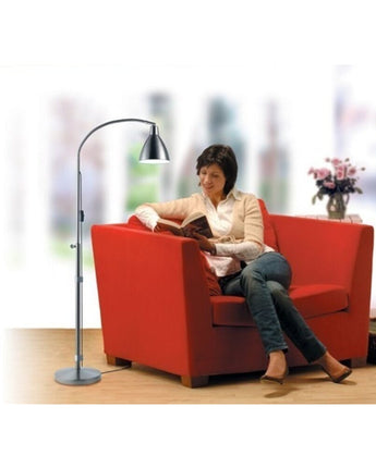 Flexi-Vision Floor Lamp, Silver by The Daylight Company