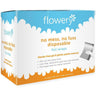 Flowery Glitter & Gel Remover Foil Wraps / 250 Count