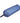 Fluffy Bolster, Blue 8"X24"