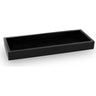 FOH Bamboo Tray - Black - 11" x 4.25" / 6 Count