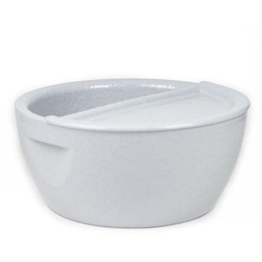 Foot Rest for Round Pedicure Bowl / Luna - Soft Grey / Durable Resin Material - FOOT REST ONLY: BOWL SOLD SEPARATELY - The New Signature Collection by Noel Asmar