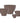 Four Rubber Bowls And Spatula Set